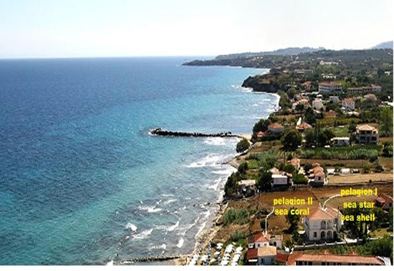 Pelagion II Sea Coral - Beachfront Holiday Home Kypseli Екстериор снимка
